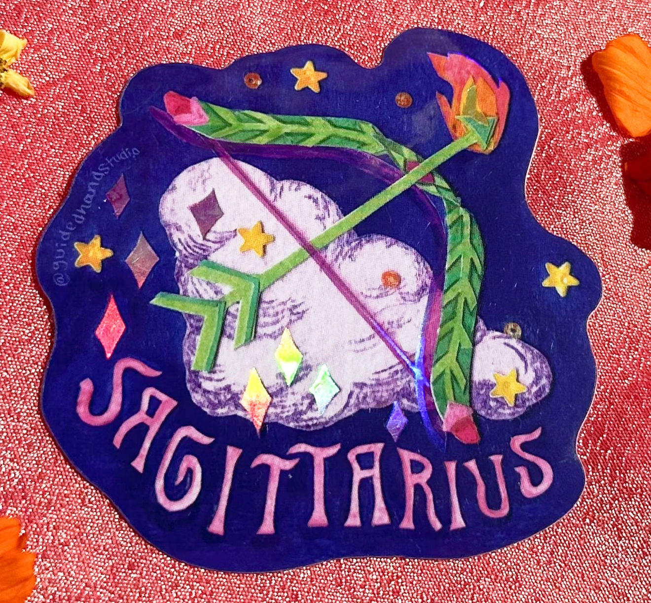 Guided Hand Studios Zodiac Stickers - Sagittarius