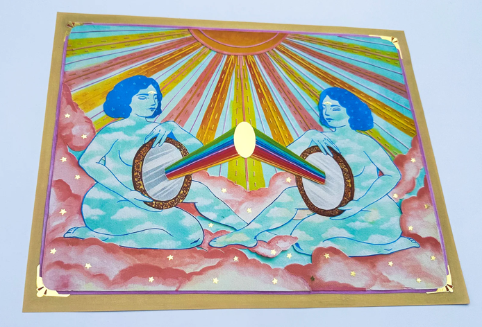 Guided Hand Studio- Reflect What You Are Mini Foil Print