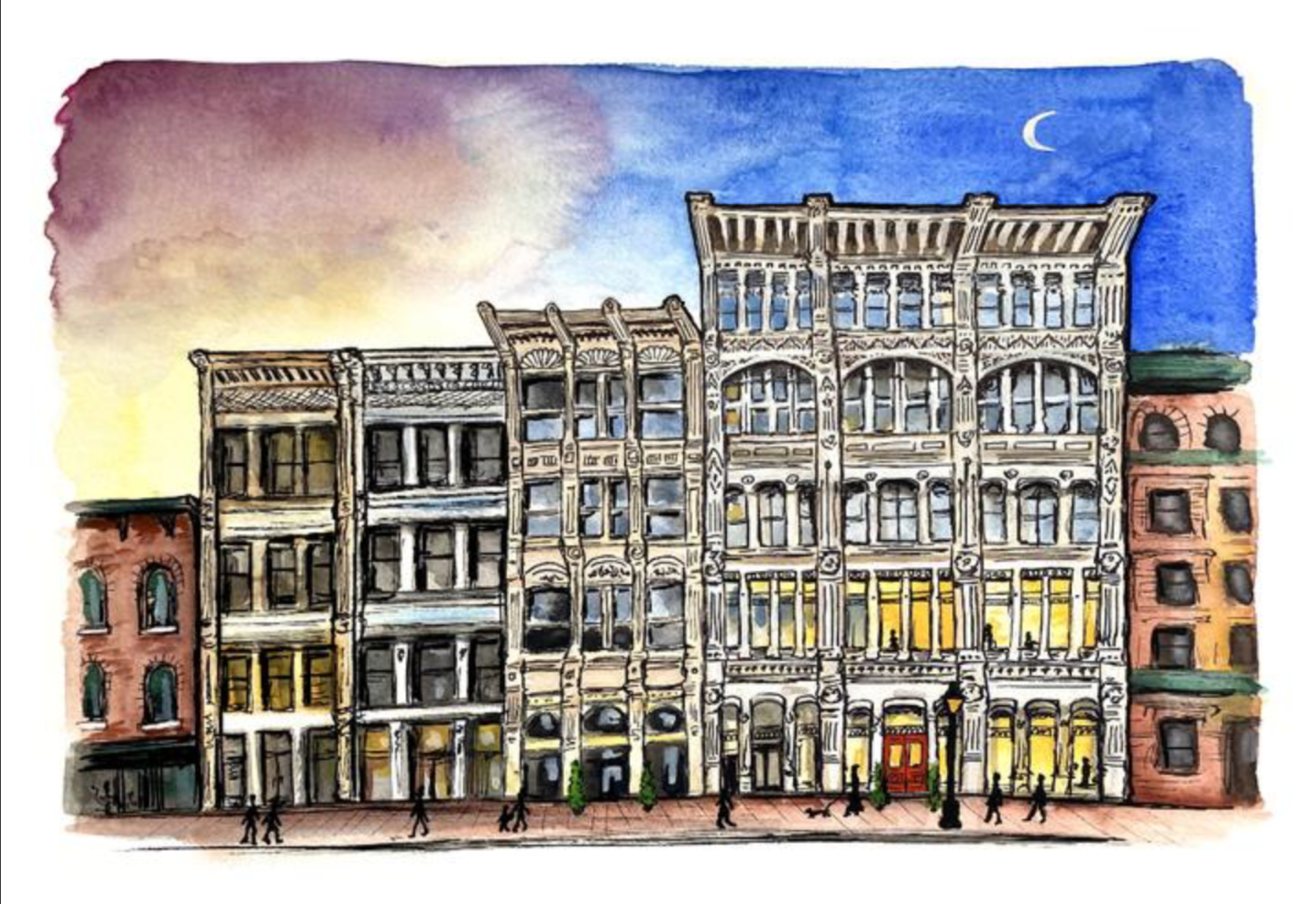 Bri Bowers - Downtown Print