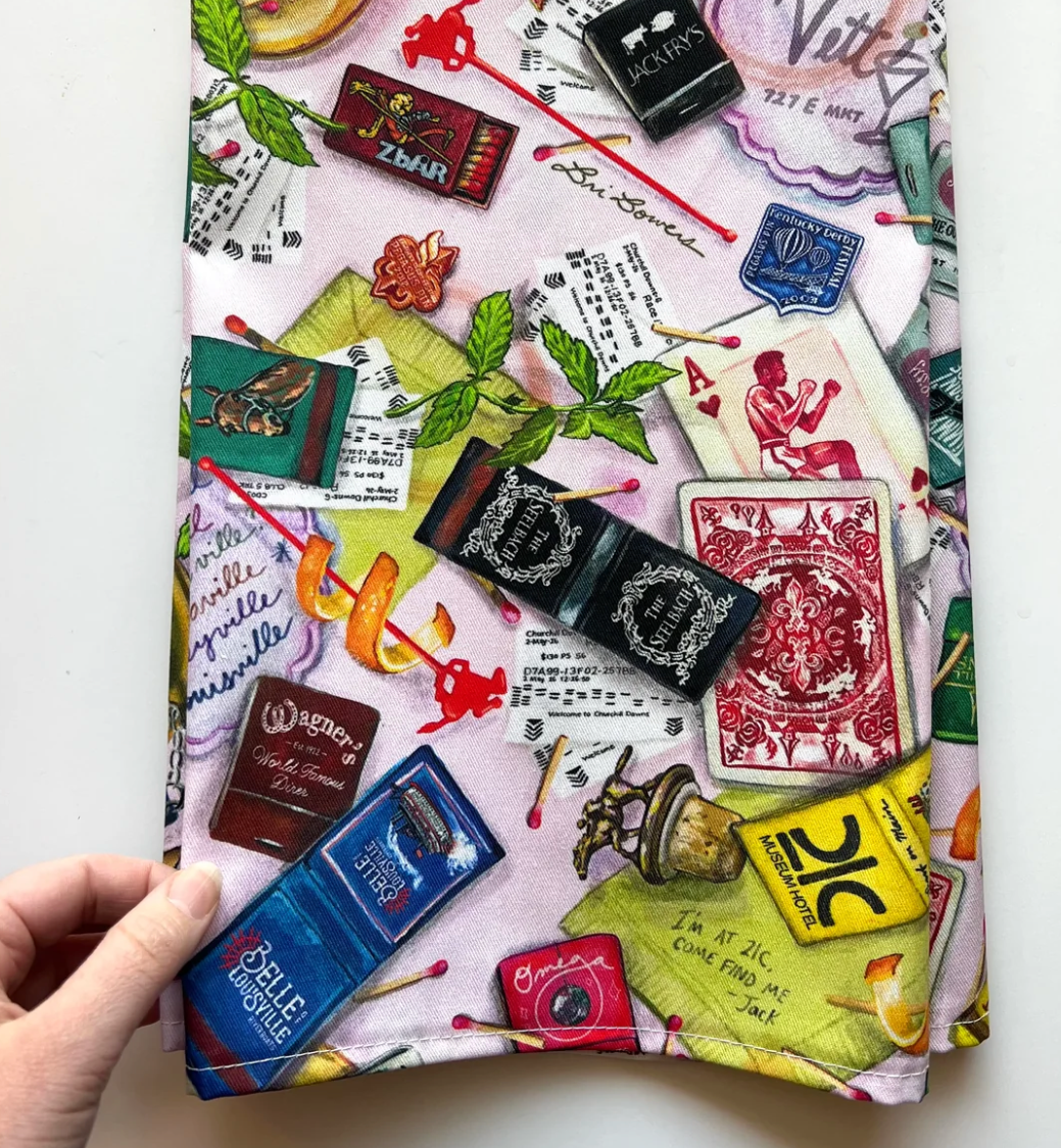 Bri Bowers - Louisville Trinkets Tea Towel