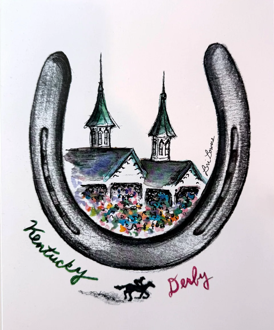 Bri Bowers - Kentucky Derby 4x6 Postcard