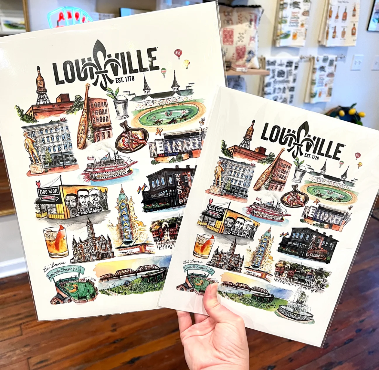 Bri Bowers  - Louisville Tourism 11"x14" Print