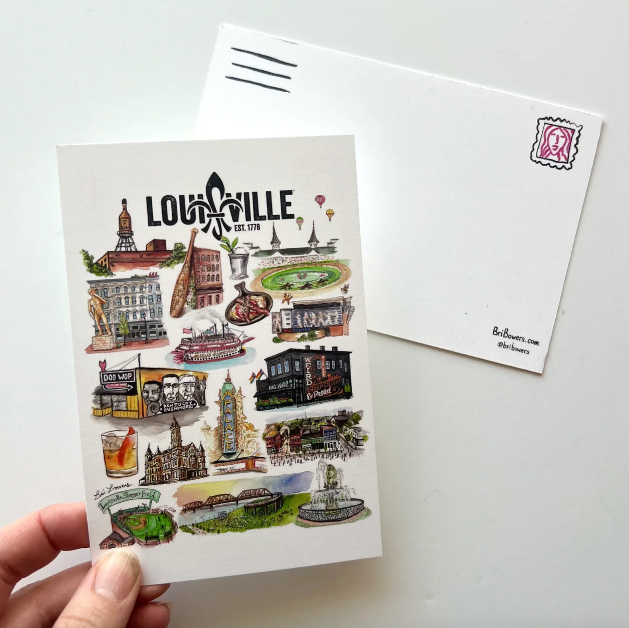 Bri Bowers - Louisville Tourism 4x6 Postcard