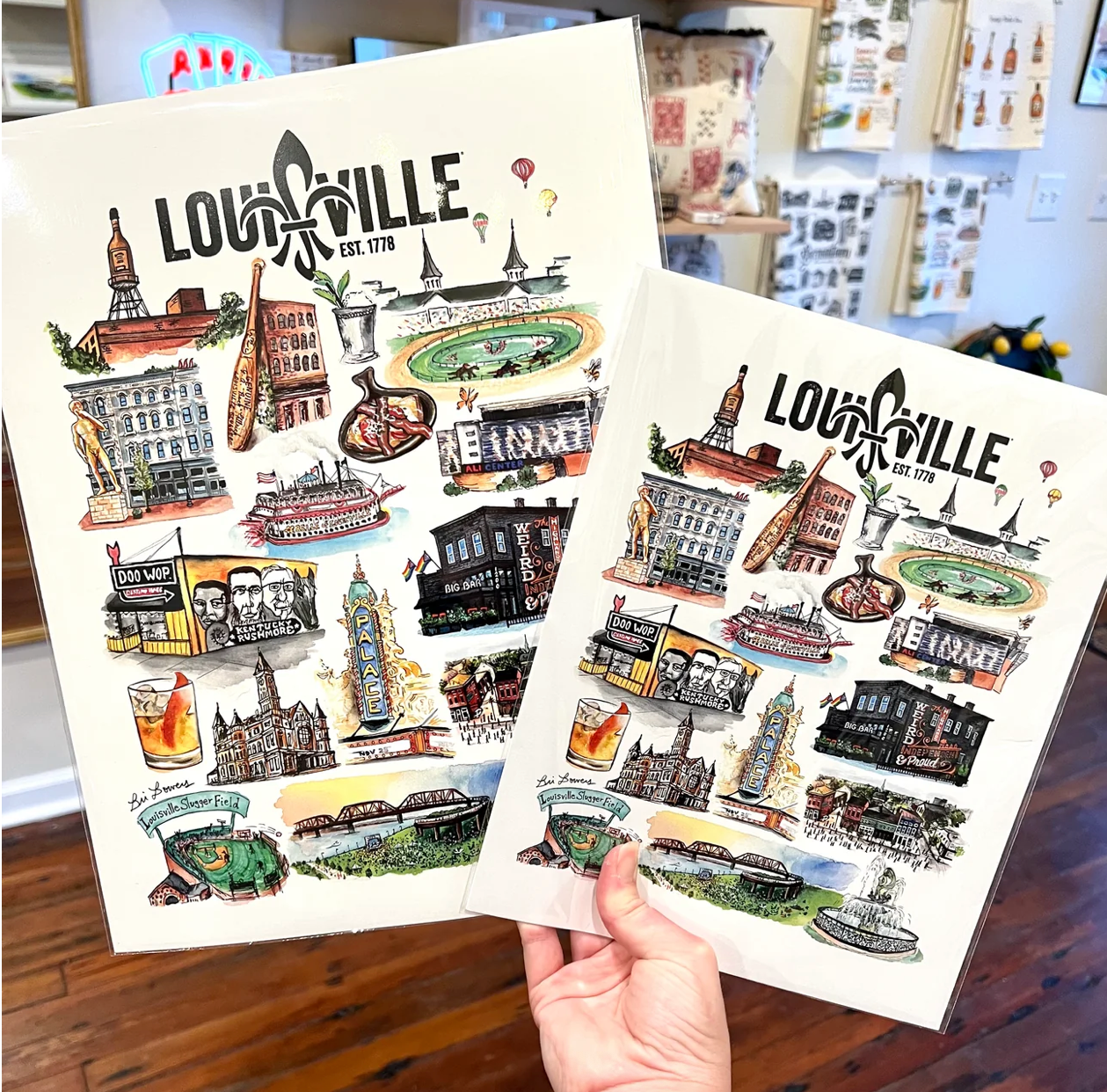 Bri Bowers  - Louisville Tourism 8.5"x11" Print