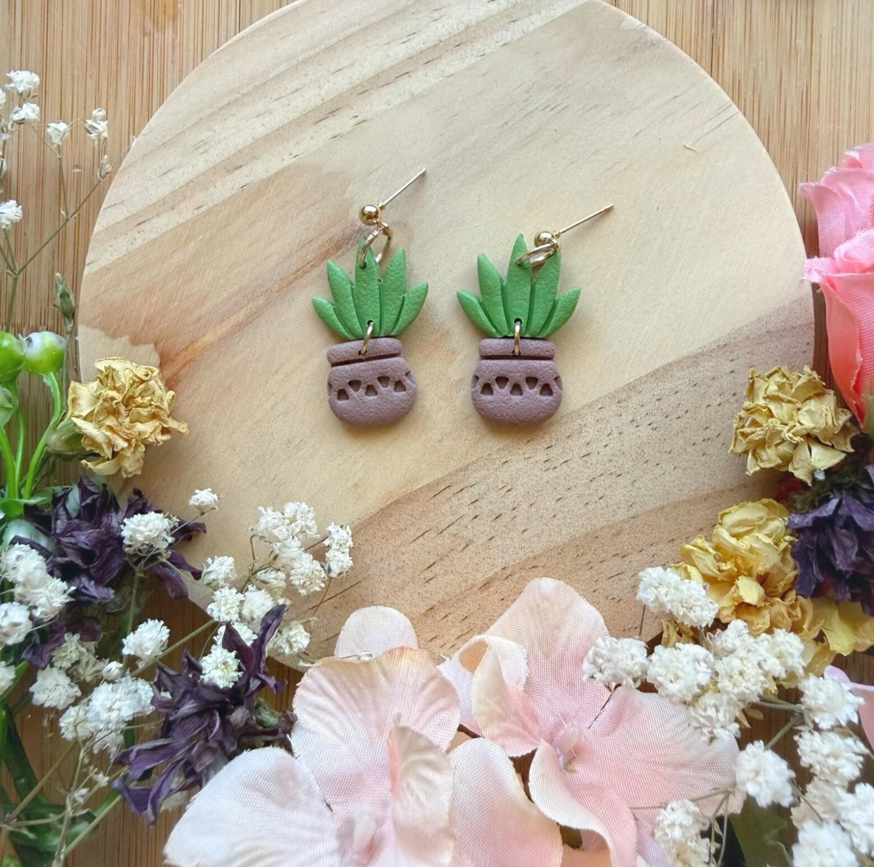 Hunnyhayart - Cactus 3 Earrings