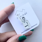 Maya Joy - Freddie Mercury Acrylic Pin