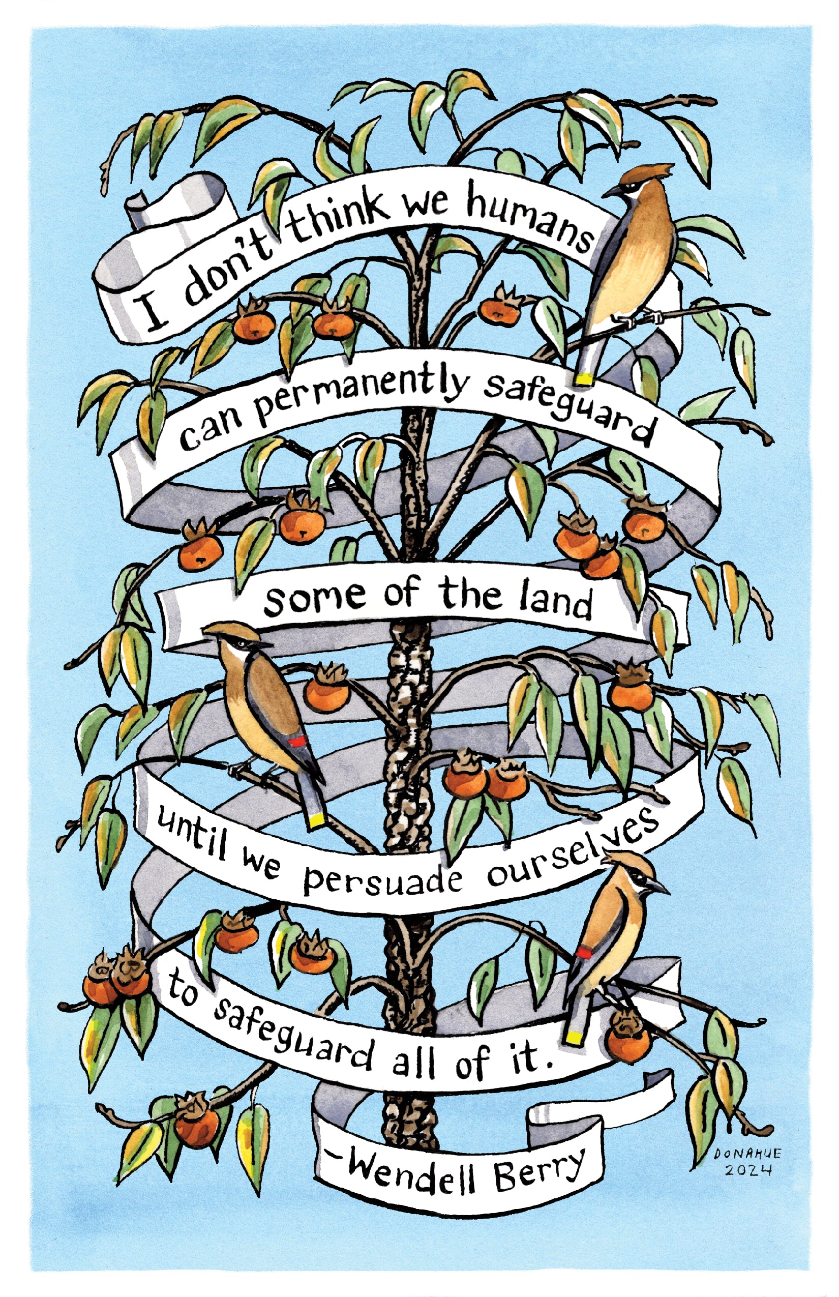Kentucky Natural Lands Trust - Wendell Berry & Arwen Donahue Mini Print