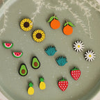Le Chic Miami - Avocado Stud Earrings