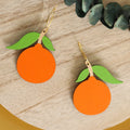 Le Chic Miami - Tangerine Hoop Earrings