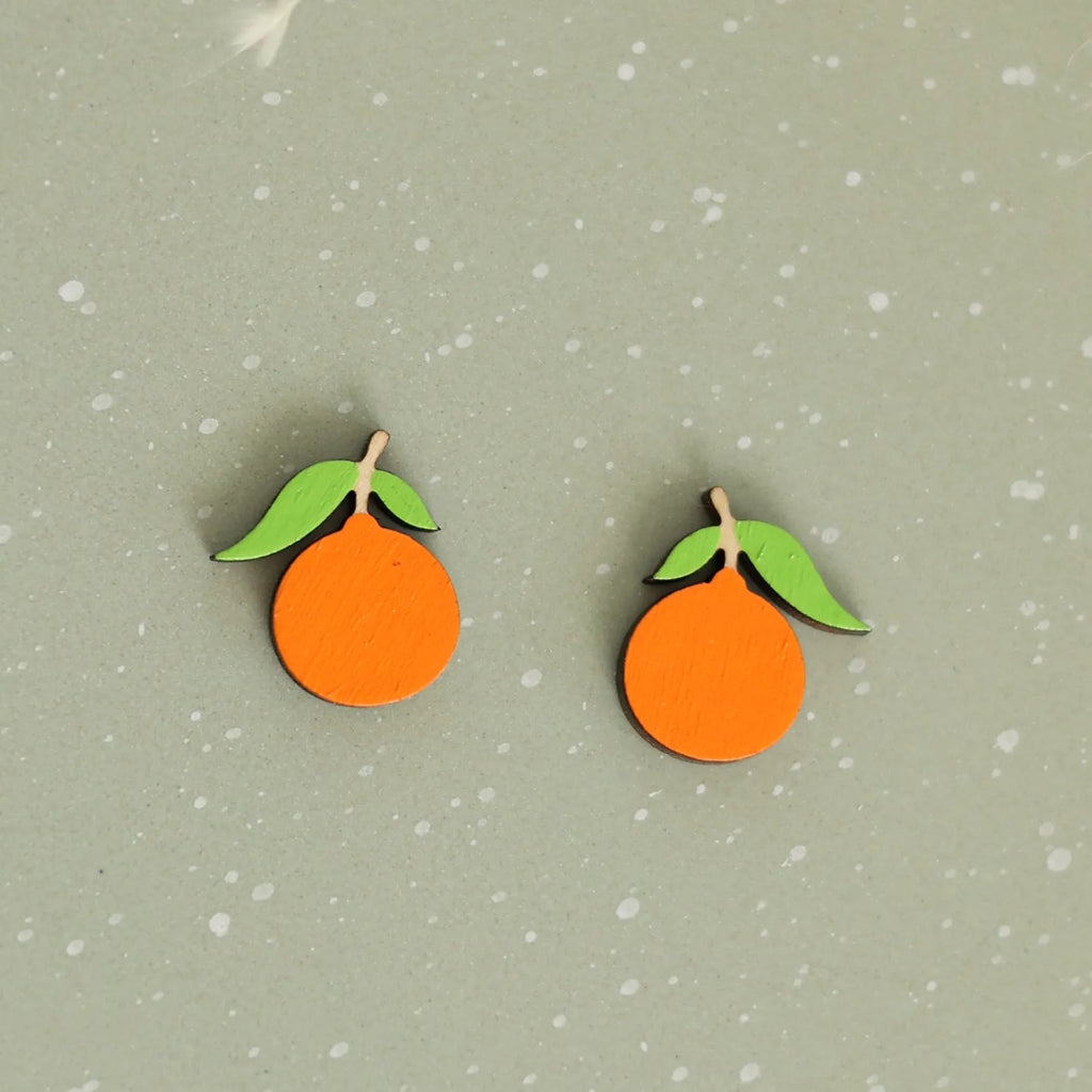 Le Chic Miami - Tangerine Stud Earrings