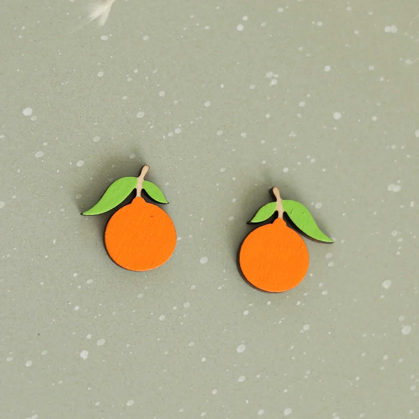 Le Chic Miami - Tangerine Stud Earrings