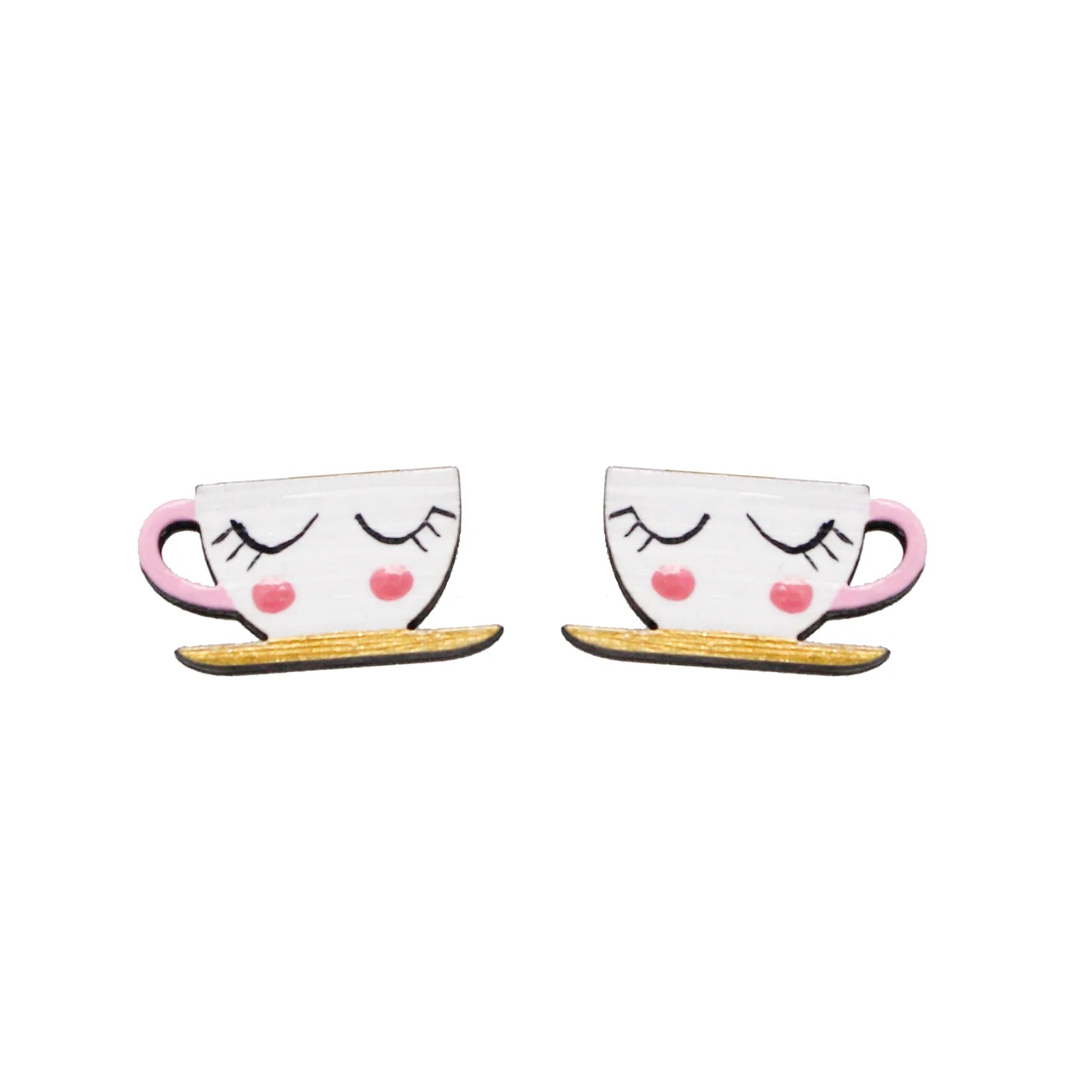 Le Chic Miami - Tea Cup Stud Earrings