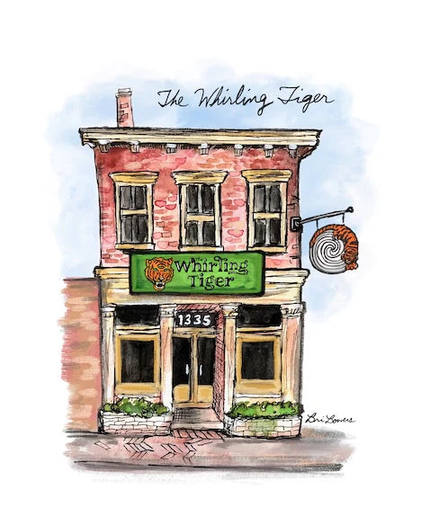 Bri Bowers - Whirling Tiger 8.5 x 11"