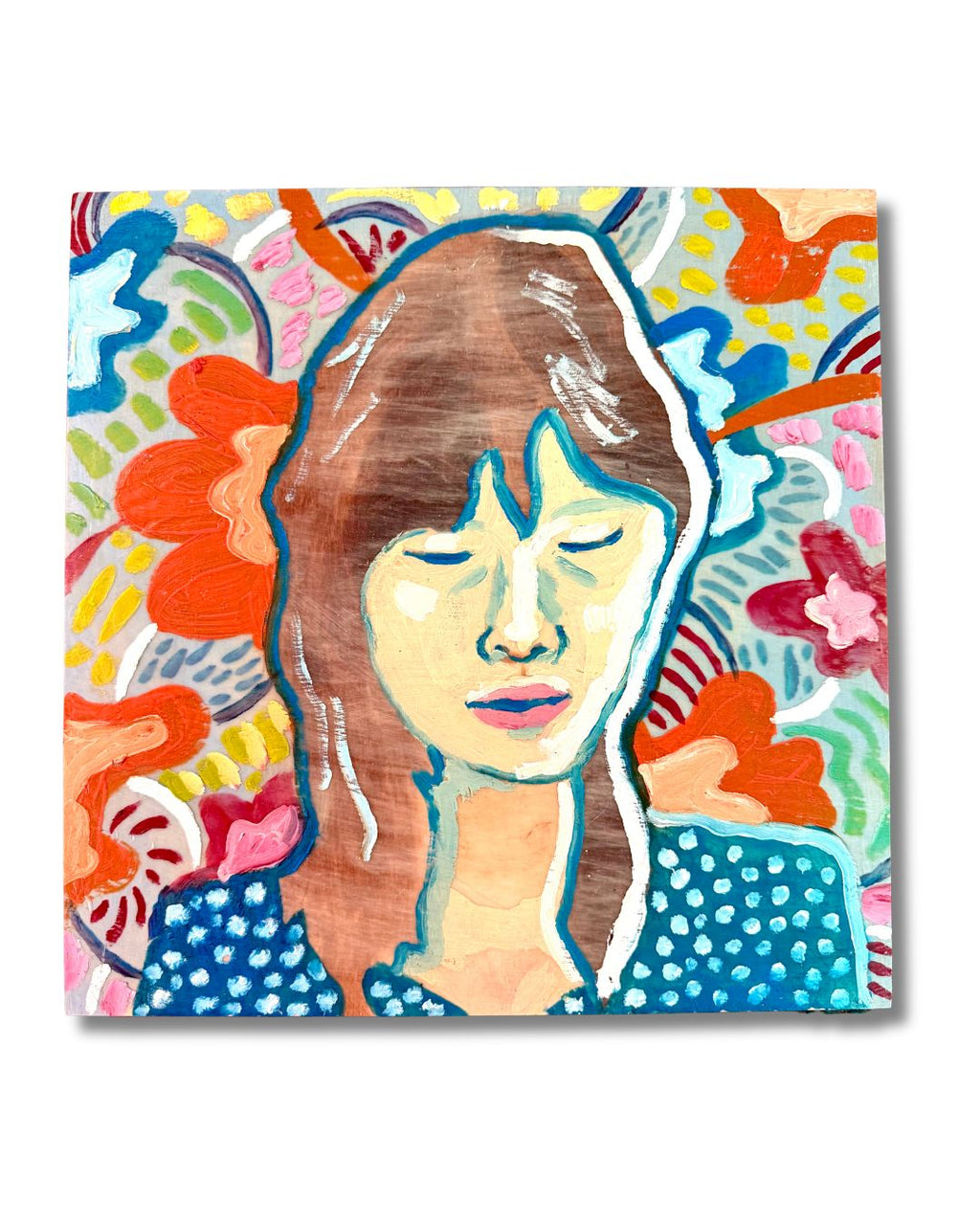 Josh Gipson -  Encaustic Portrait Study