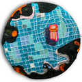 Grayson Schleuning - Pool Tile Yarn Sculpture