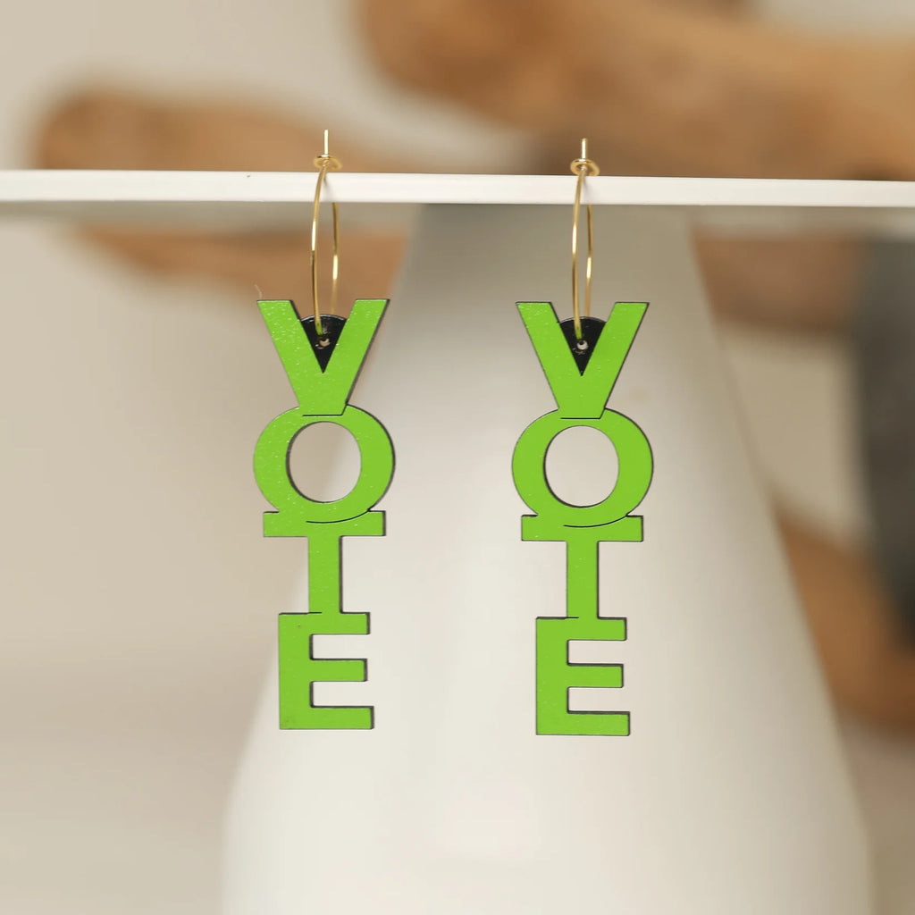 Le Chic Miami - Brat Vote Dangle Earrings