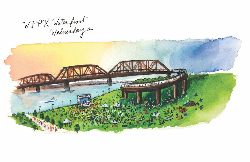 Bri Bowers - WFPK Waterfront Wednesday Sticker