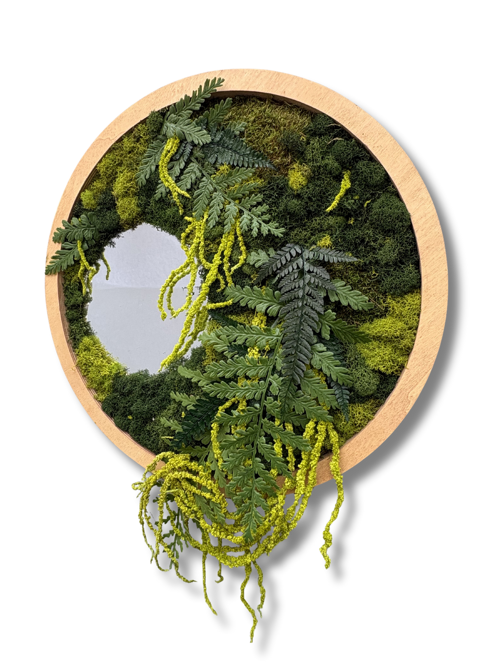 Imani Burns - Large Round Moss Art