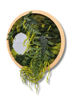 Imani Burns - Large Round Moss Art