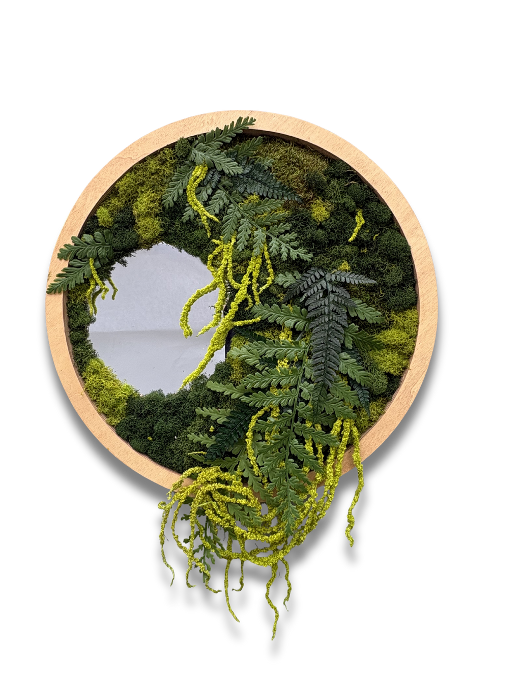 Imani Burns - Large Round Moss Art