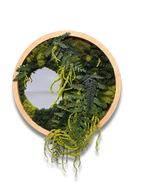 Imani Burns - Large Round Moss Art