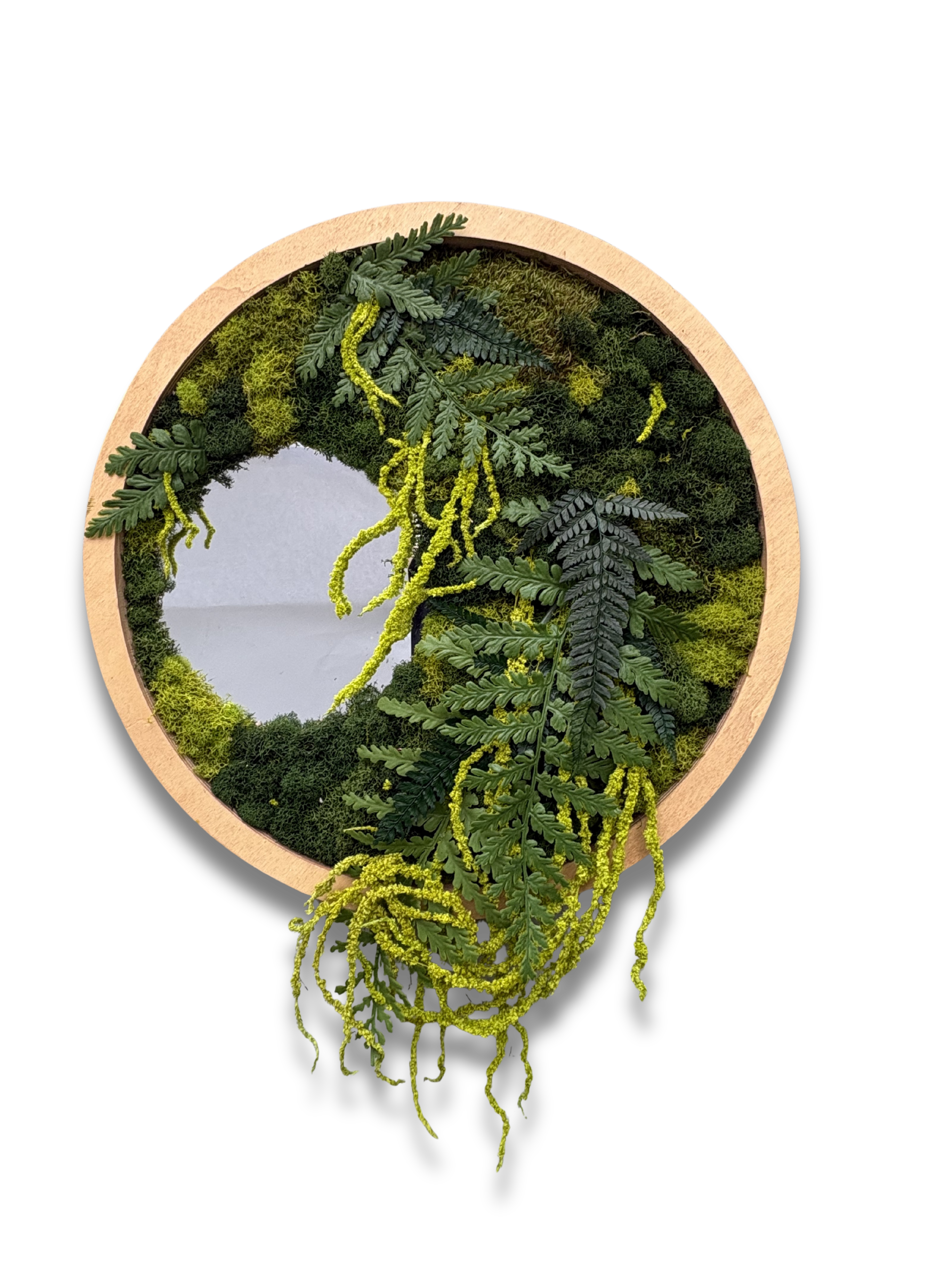 Imani Burns - Large Round Moss Art