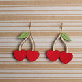 Le Chic Miami - Cherry Hoop Earrings