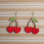 Le Chic Miami - Cherry Hoop Earrings