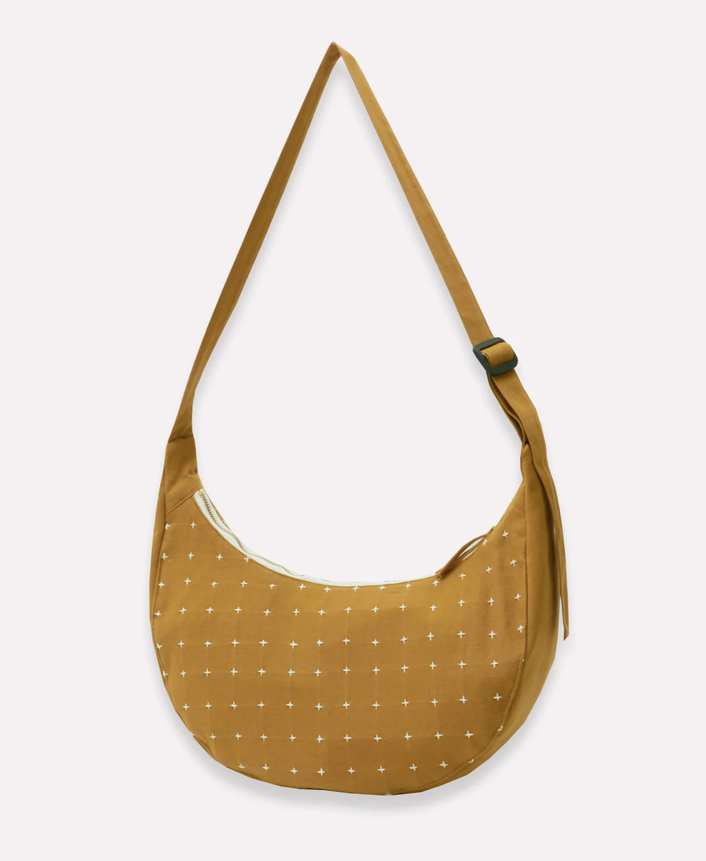 Anchal Project - Cross-Stitch Crescent Bag