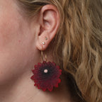 Le Chic Miami - Black Dahlia Hoop Earrings