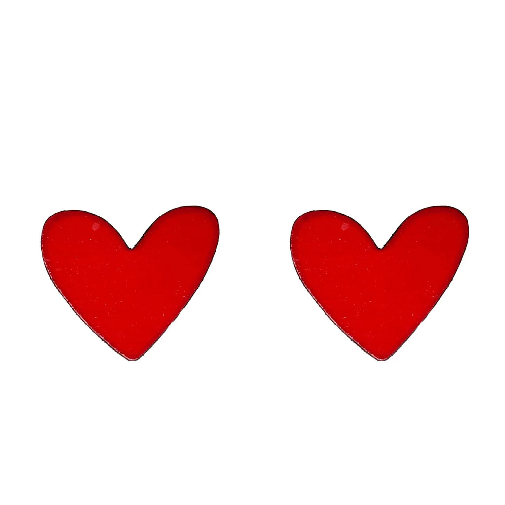 Le Chic Miami - Heart Stud Earrings