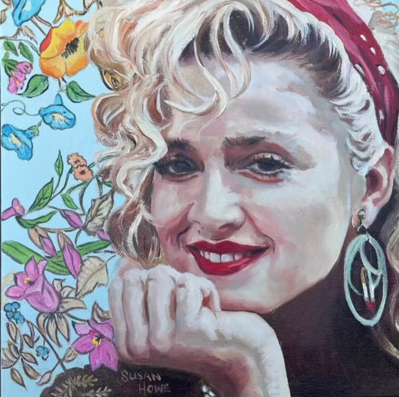 Susan Howe - Floral Madonna Magnet