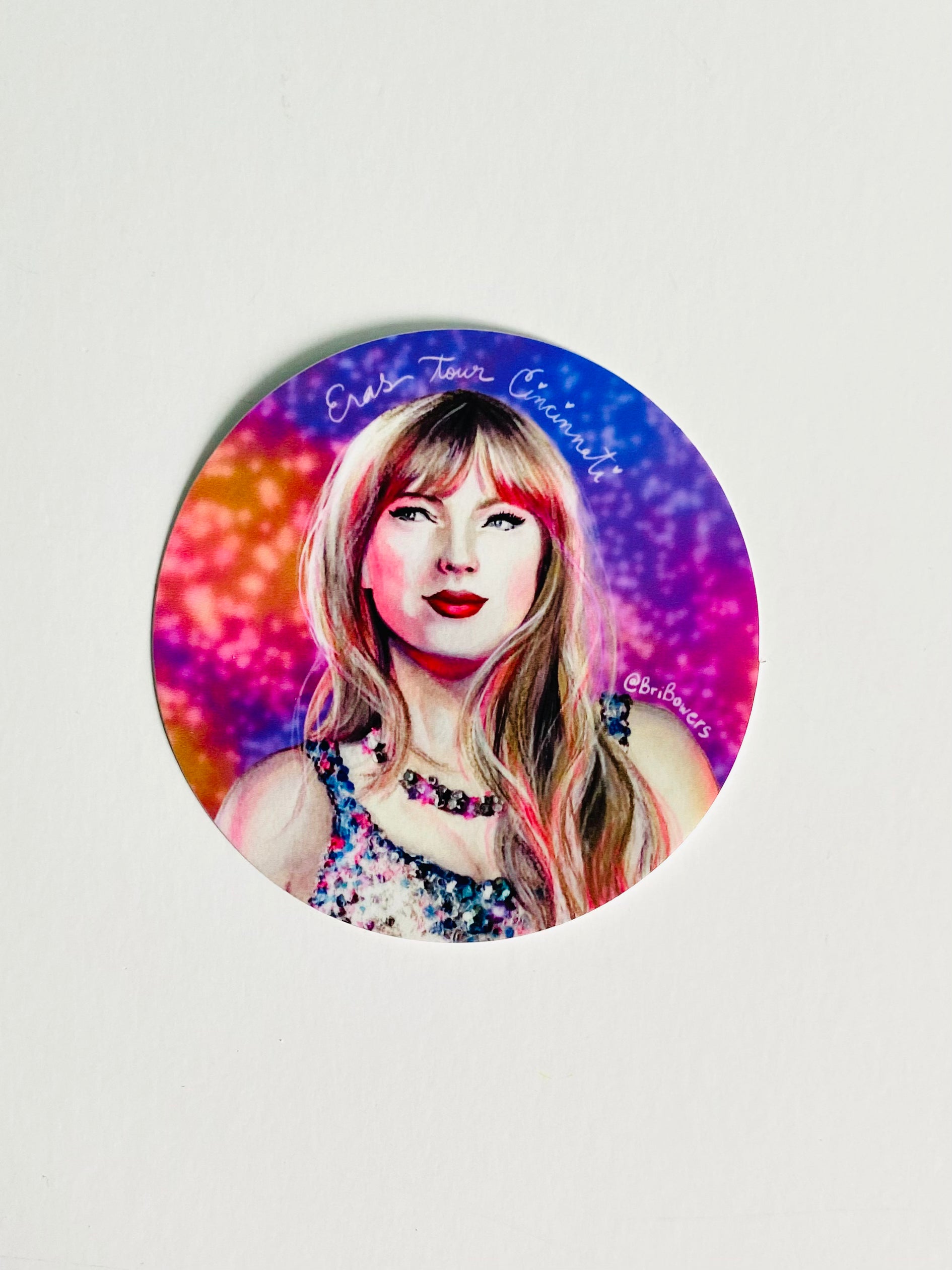 Bri Bowers  - Taylor Swift Eras Circle Sticker