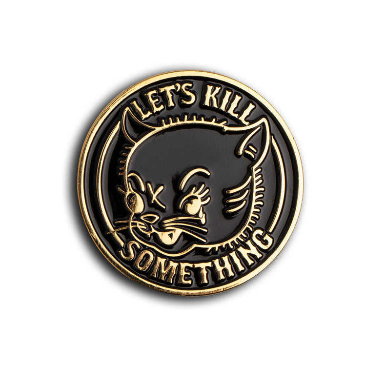 AngryBlue - Let's Kill Something Pin