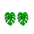 Le Chic Miami - Monstera Stud Earrings