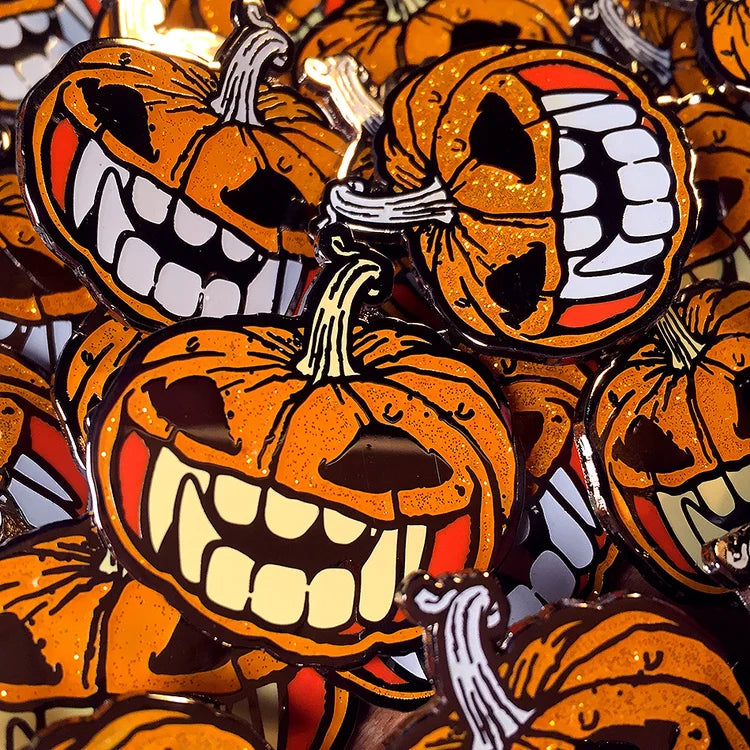 AngryBlue - Pumpkin Pin