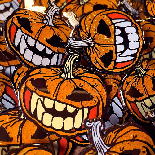 AngryBlue - Pumpkin Pin