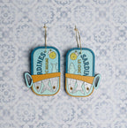 Le Chic Miami - Sardine Tin Hoops Earrings
