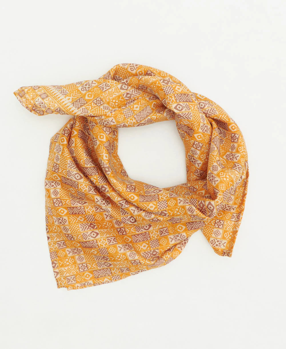 Anchal Project - Vintage Silk Bandana - No. 260203