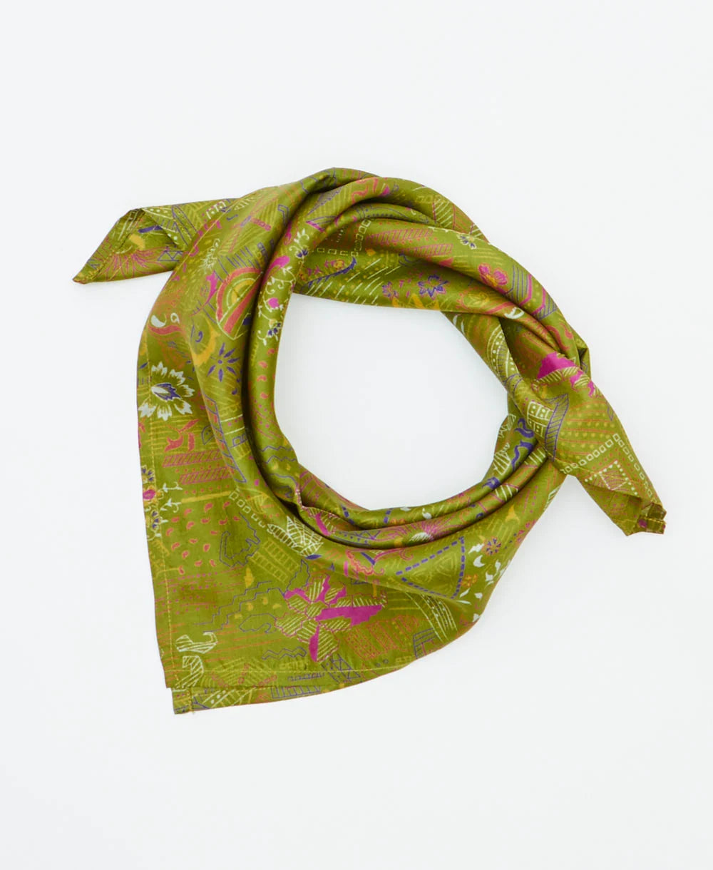 Anchal Project - Vintage Silk Bandana No. 260616