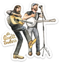 Avett Brothers watercolor sticker by Bri Bowers
