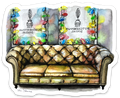 Butchertown Social Couch watercolor sticker by Bri Bowers