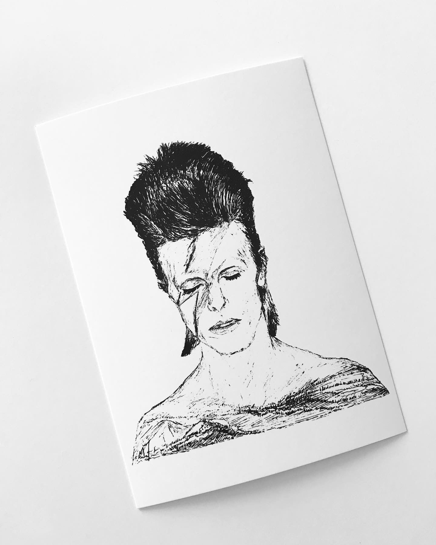 Maya Joy - 5x7 David Bowie (Lightning) Mountain Print