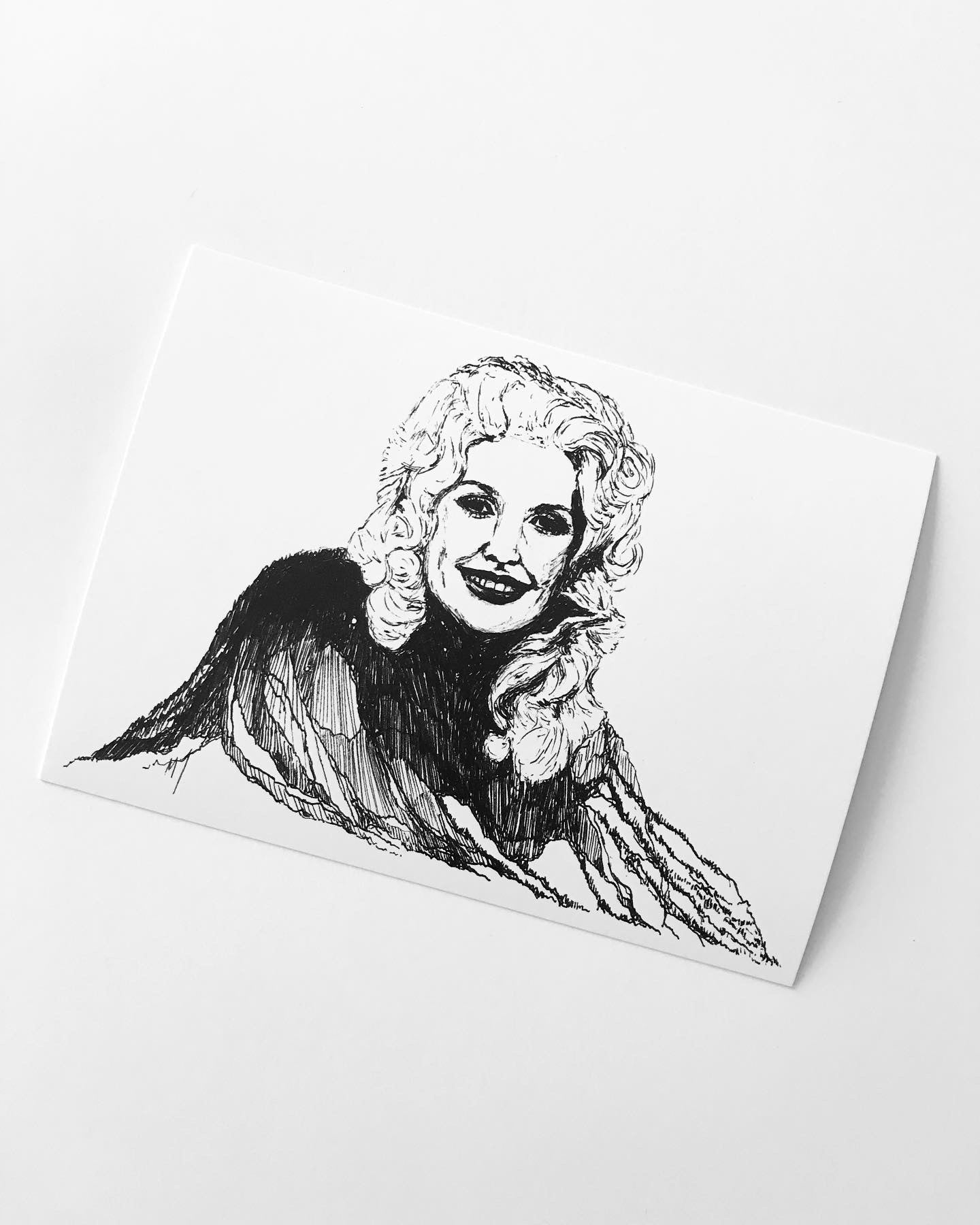 Maya Joy -  5x7 Dolly Parton Mountain Print