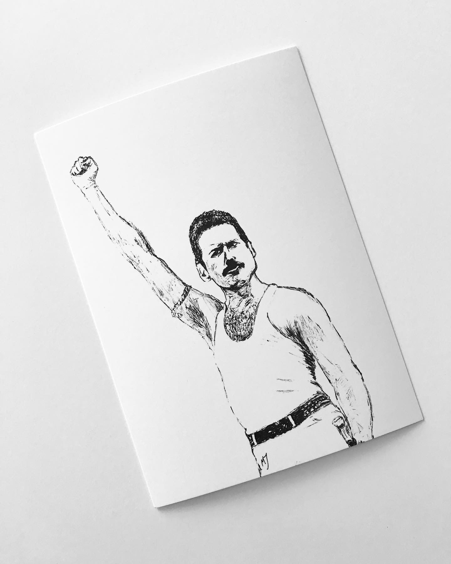 Maya Joy -  5"x7" Freddie Mercury Mountain Print