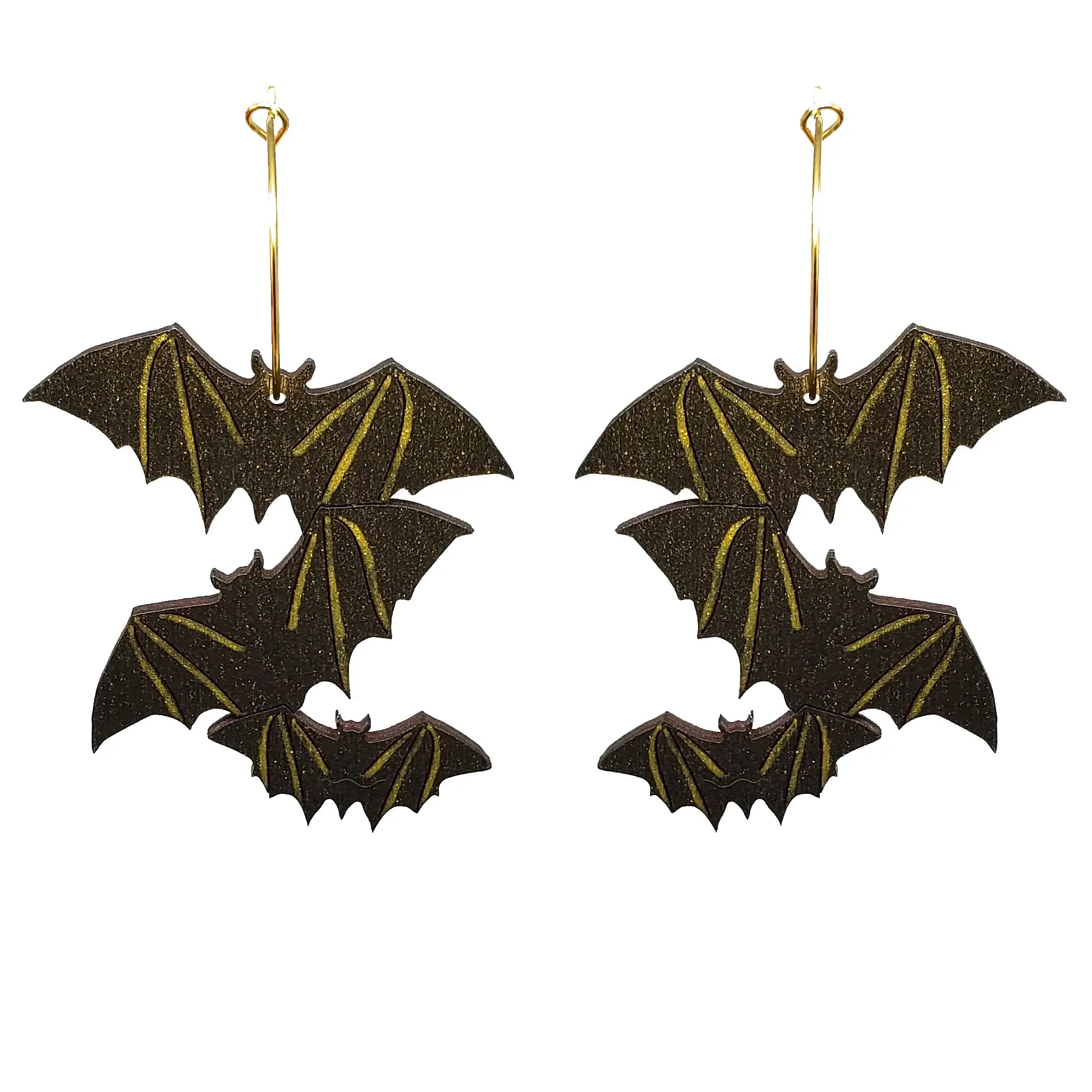 Le Chic Miami -  Bats Earrings