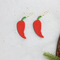 Le Chic Miami Chili Pepper Hoop Earrings