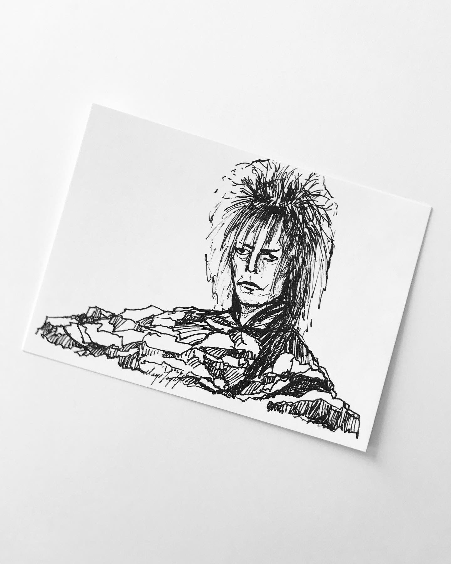 Maya Joy -  5x7 David Bowie (Goblin King) Mountain Print