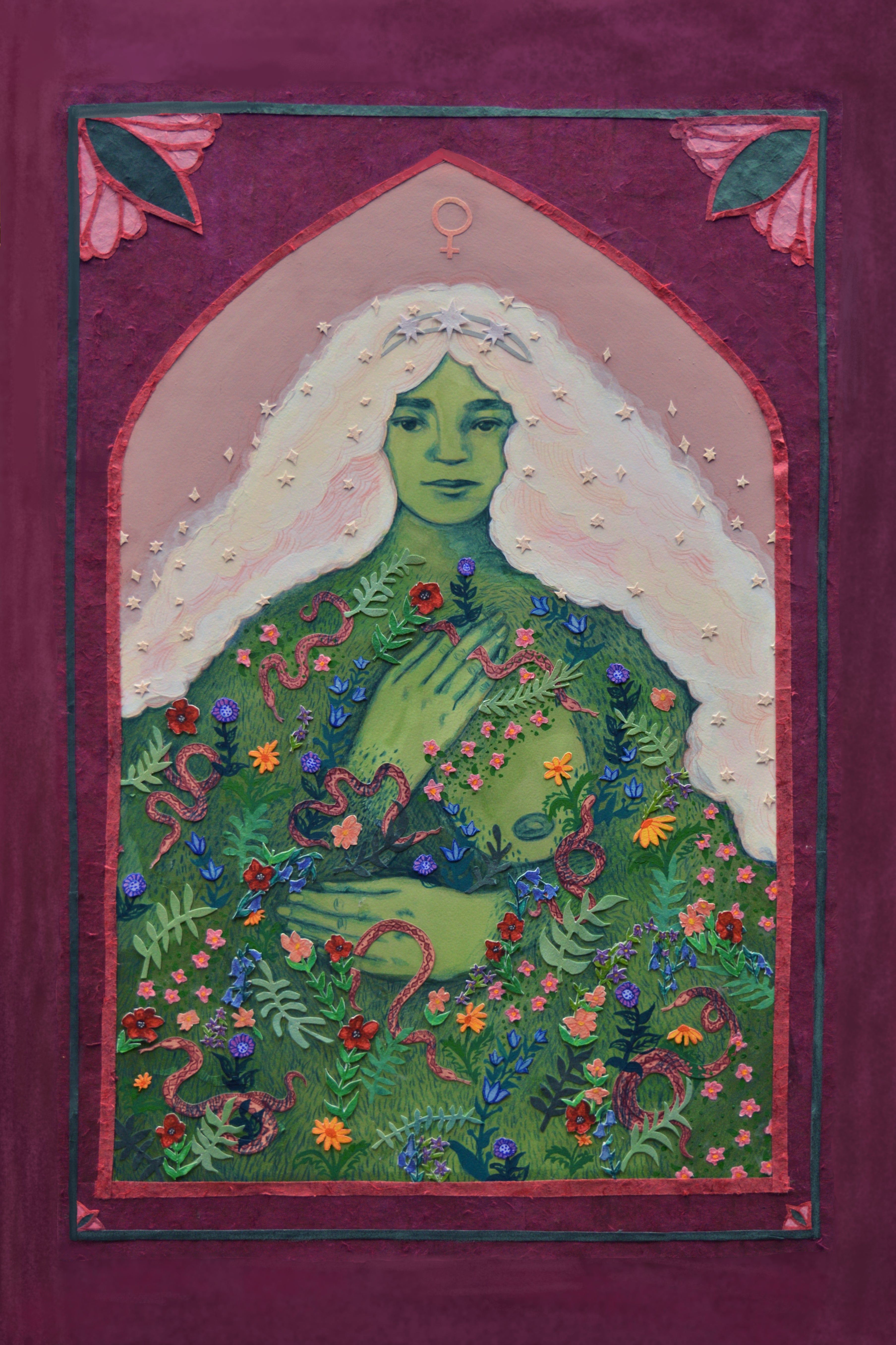 Guided Hand Studio- The Empress Mini Print