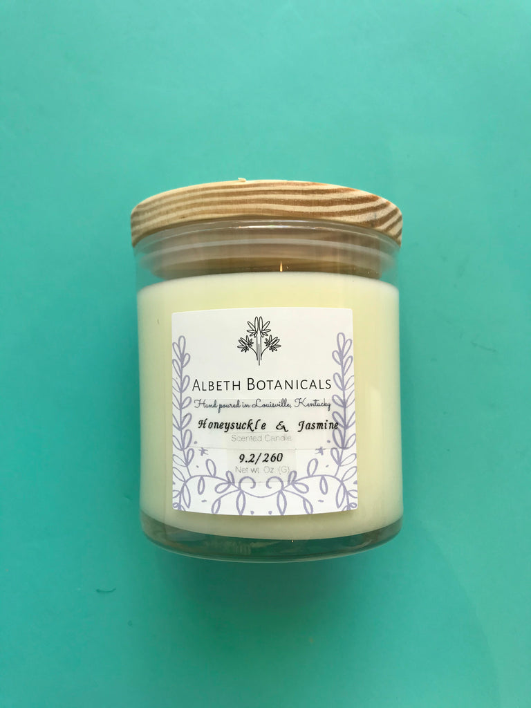 Albeth Botanicals Candle - Honeysuckle & Jasmine
